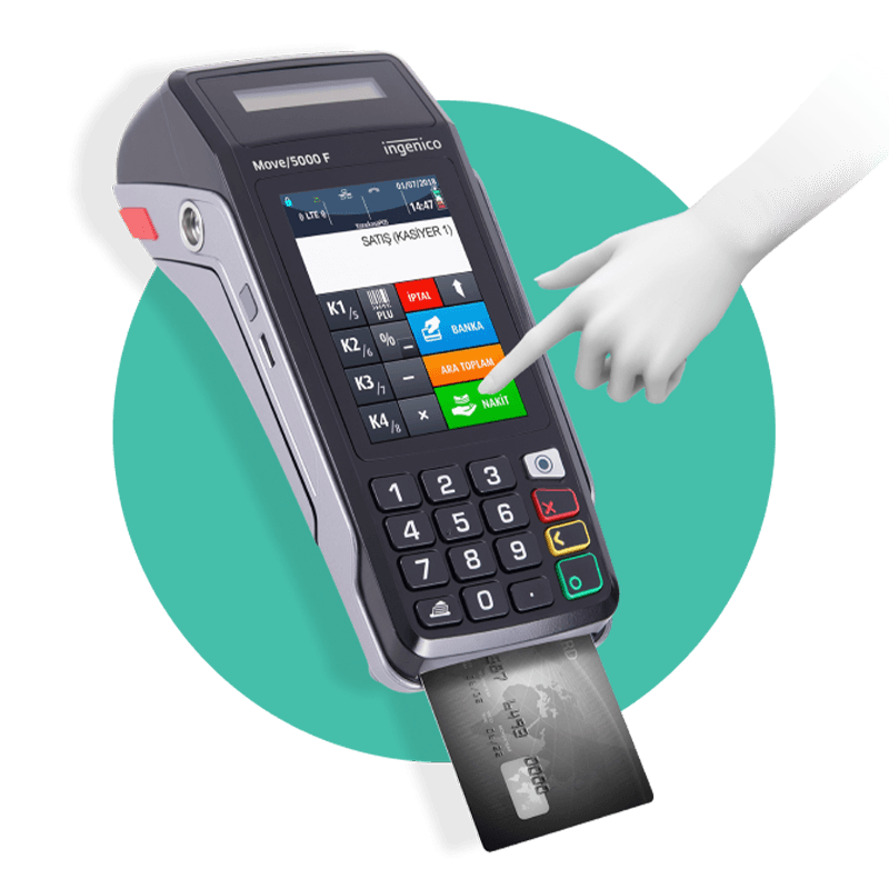 İngenico MOVE5000F Yazarkasa POS